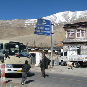 Landvgen till Lhasa i Tibet